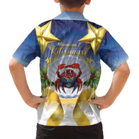 Niue Christmas Family Matching Puletasi and Hawaiian Shirt Seashell Santa Beach Vibes - Polynesian Pride