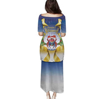 Niue Christmas Family Matching Puletasi and Hawaiian Shirt Seashell Santa Beach Vibes - Polynesian Pride