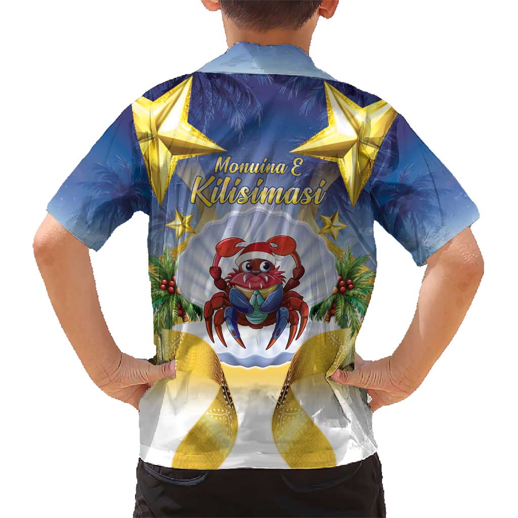 Niue Christmas Hawaiian Shirt Seashell Santa Beach Vibes - Polynesian Pride