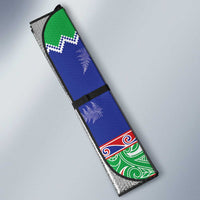New Zealand Christmas Auto Sun Shade Have Yourself A Kiwi-tastic Christmas - Polynesian Pride