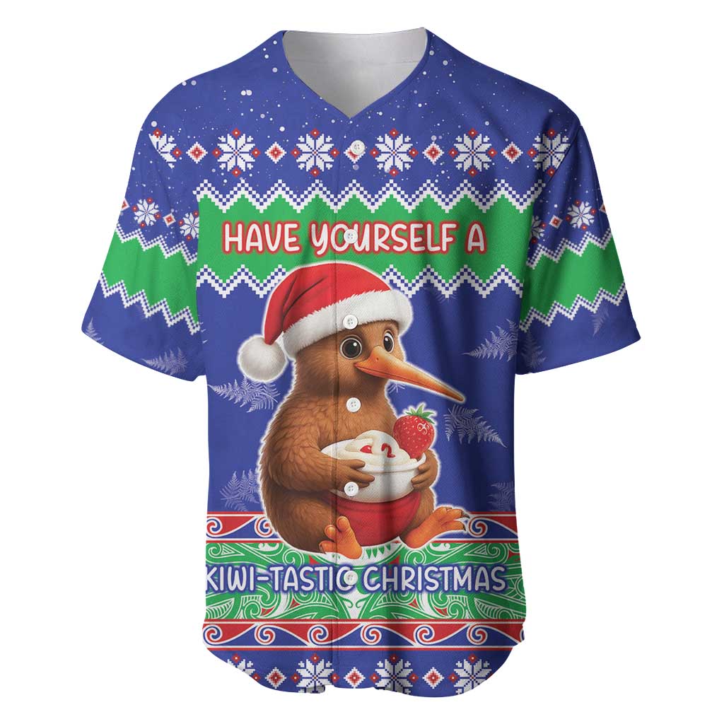 New Zealand Christmas Baseball Jersey Have Yourself A Kiwi-tastic Christmas - Polynesian Pride