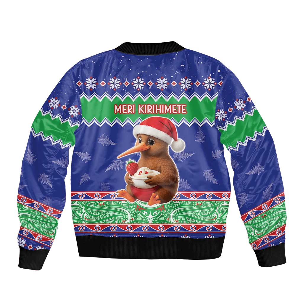 New Zealand Christmas Bomber Jacket Have Yourself A Kiwi-tastic Christmas LT05 - Polynesian Pride