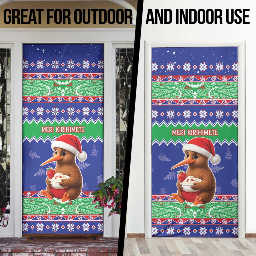 New Zealand Christmas Door Cover Have Yourself A Kiwi-tastic Christmas - Polynesian Pride