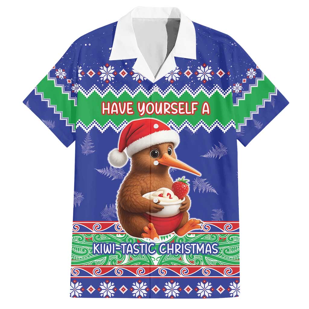 New Zealand Christmas Hawaiian Shirt Have Yourself A Kiwi-tastic Christmas - Polynesian Pride