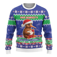 New Zealand Christmas Ugly Christmas Sweater Have Yourself A Kiwi-tastic Christmas - Polynesian Pride