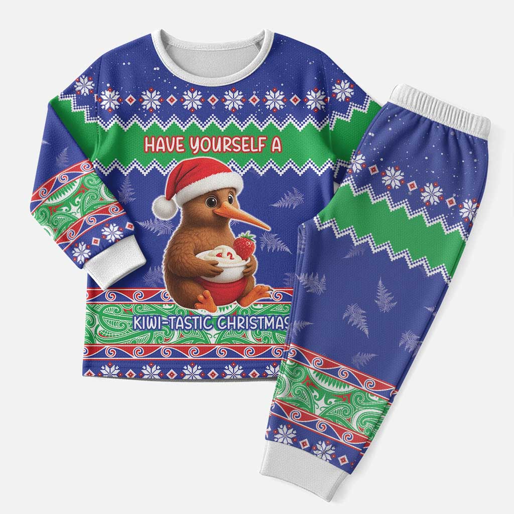 New Zealand Christmas Pajama Set Have Yourself A Kiwi-tastic Christmas - Polynesian Pride