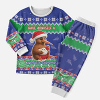 New Zealand Christmas Pajama Set Have Yourself A Kiwi-tastic Christmas - Polynesian Pride