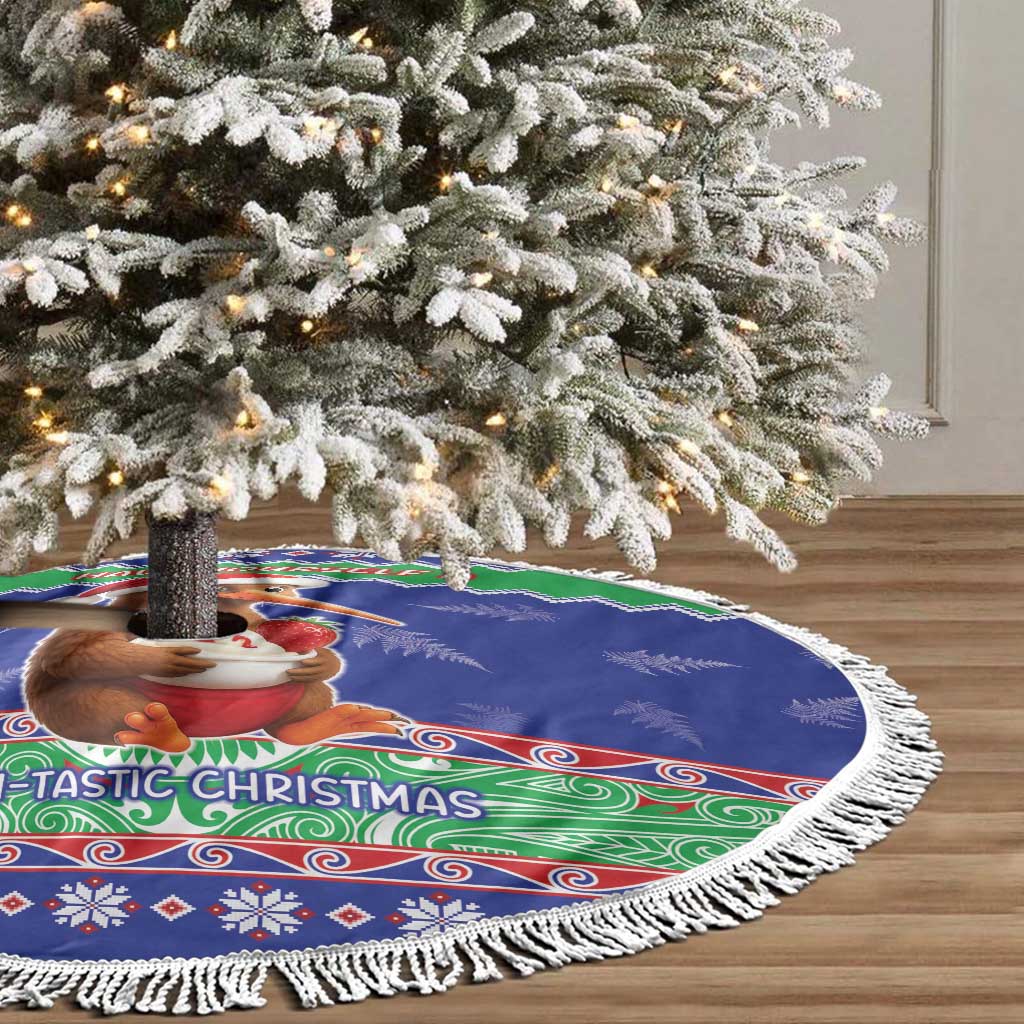 New Zealand Christmas Tree Skirt Have Yourself A Kiwi-tastic Christmas - Polynesian Pride