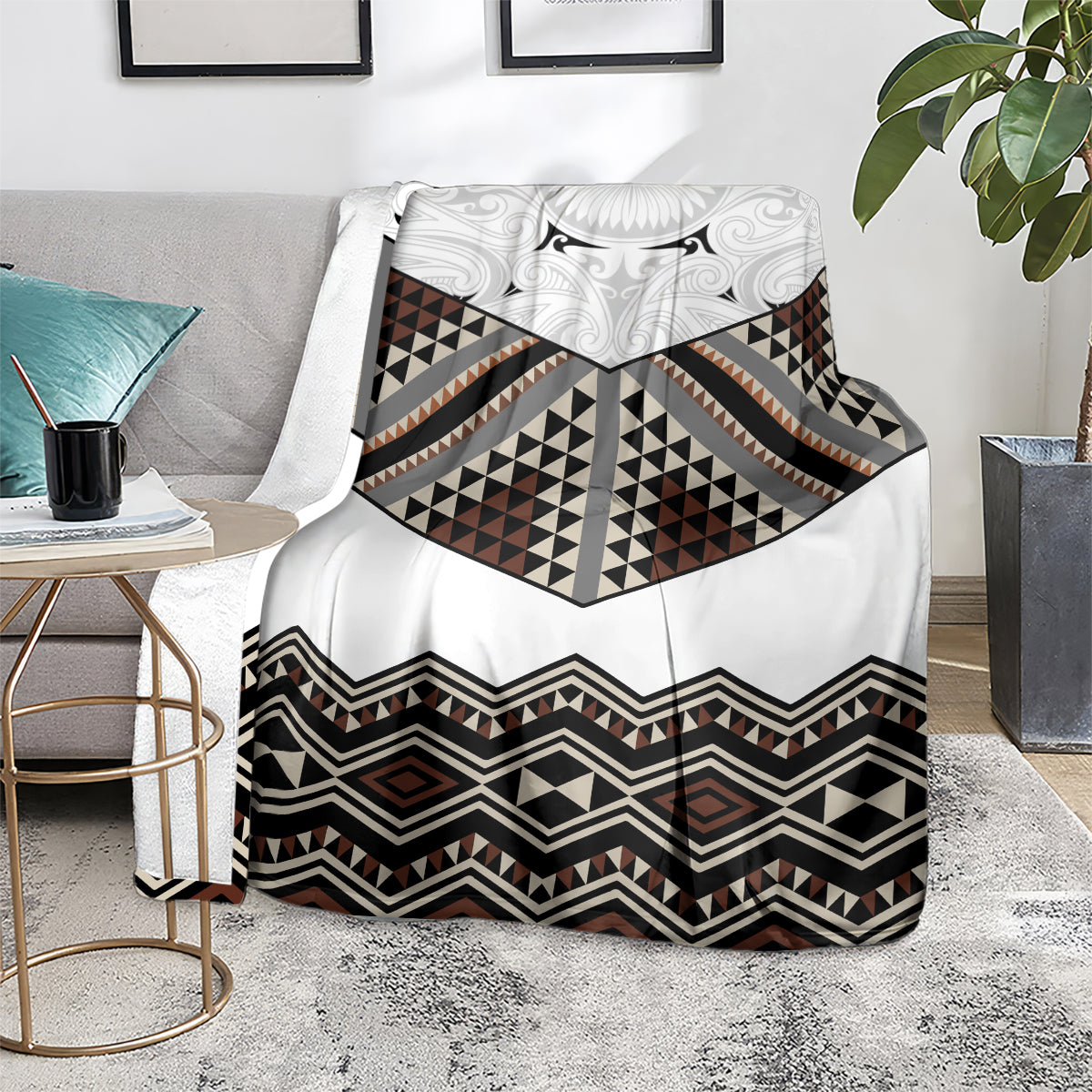 New Zealand Aotearoa Blanket Taniko Art Simple Style LT05 - Polynesian Pride