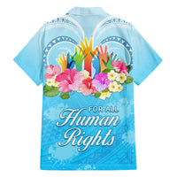 Universal Human Rights Month Family Matching Off Shoulder Maxi Dress and Hawaiian Shirt Polynesian Style LT05 - Polynesian Pride