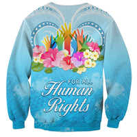Universal Human Rights Month Sweatshirt Polynesian Style LT05 - Polynesian Pride