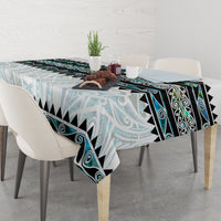 New Zealand Aotearoa Tablecloth With Paua Shell Kowhaiwhai Pattern LT05 - Polynesian Pride