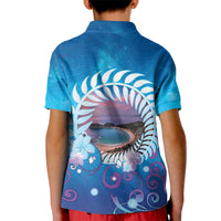 New Zealand Matapouri Beach Landscape Kid Polo Shirt