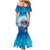 New Zealand Matapouri Beach Landscape Mermaid Dress