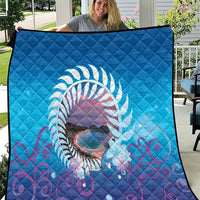 New Zealand Matapouri Beach Landscape Quilt