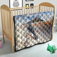 New Zealand Mount Taranaki Landscape Quilt Kokako Bird Polynesian Style