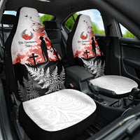 Kei Wareware Tatou New Zealand ANZAC Day Car Seat Cover Lest We Forget LT05 One Size White - Polynesian Pride