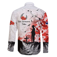 Kei Wareware Tatou New Zealand ANZAC Day Family Matching Long Sleeve Bodycon Dress and Hawaiian Shirt Lest We Forget LT05 - Polynesian Pride