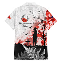 Kei Wareware Tatou New Zealand ANZAC Day Family Matching Tank Maxi Dress and Hawaiian Shirt Lest We Forget LT05 - Polynesian Pride