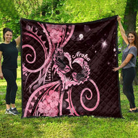 New Zealand Valentine Quilt Aroha Sweet Pink Piwakawaka LT05 - Polynesian Pride
