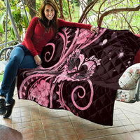 New Zealand Valentine Quilt Aroha Sweet Pink Piwakawaka LT05 - Polynesian Pride