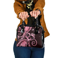 New Zealand Valentine Shoulder Handbag Aroha Sweet Pink Piwakawaka