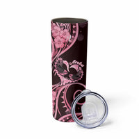 New Zealand Valentine Skinny Tumbler Aroha Sweet Pink Piwakawaka LT05 - Polynesian Pride
