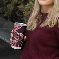 New Zealand Valentine Tumbler Cup Aroha Sweet Pink Piwakawaka LT05 - Polynesian Pride
