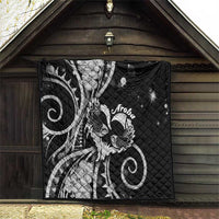 New Zealand Valentine Quilt Aroha Gray Piwakawaka LT05 - Polynesian Pride