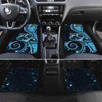 New Zealand Valentine Car Mats Aroha Cyan Piwakawaka