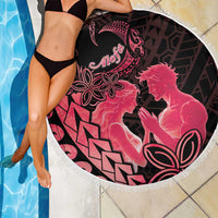 Alofa Samoa Valentine Red Beach Blanket Love Is The Greatest Thing