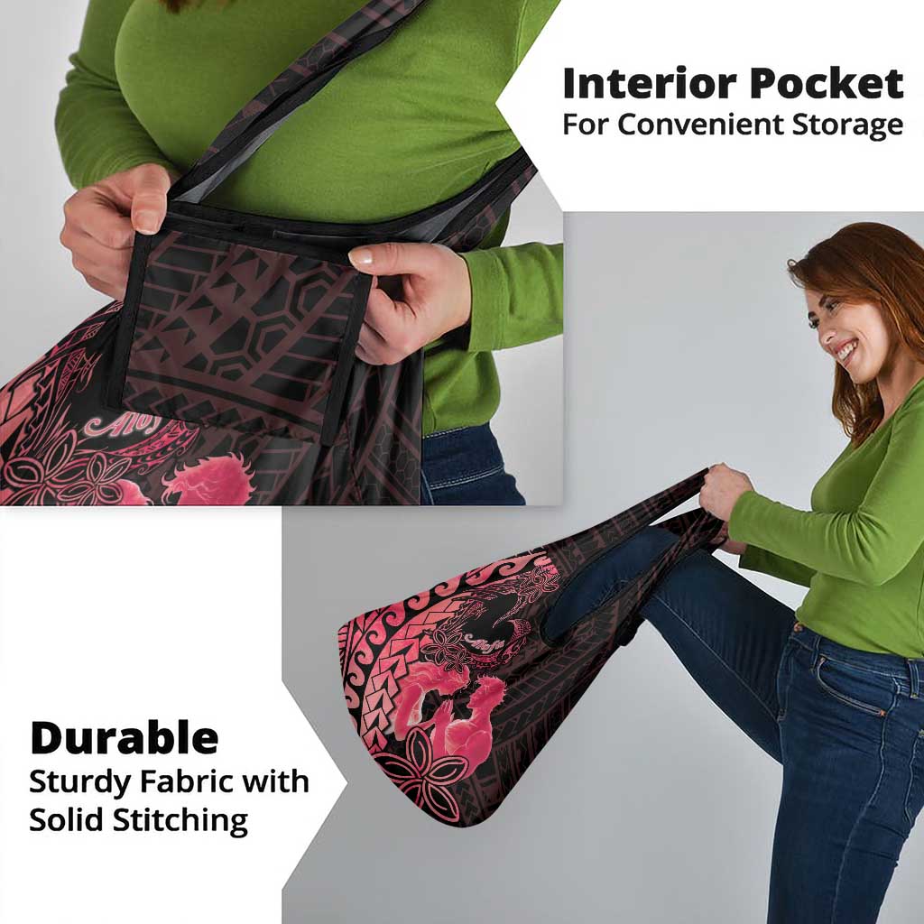 Alofa Samoa Valentine Red Grocery Bag Love Is The Greatest Thing