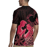 Alofa Samoa Valentine Red Rugby Jersey Love Is The Greatest Thing LT05 - Polynesian Pride