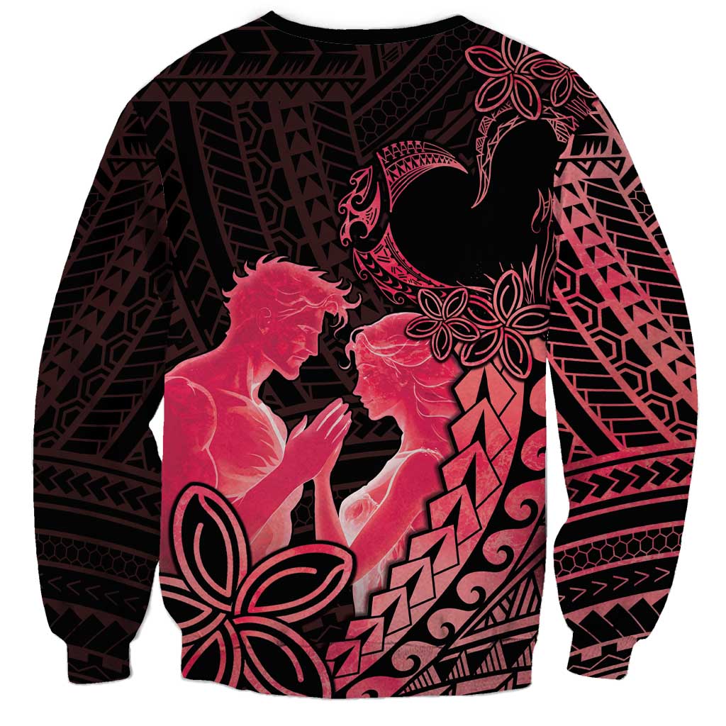 Alofa Samoa Valentine Red Sweatshirt Love Is The Greatest Thing