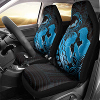 Alofa Samoa Valentine Blue Car Seat Cover Love Is The Greatest Thing LT05 - Polynesian Pride
