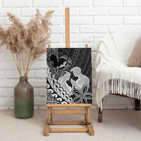 Alofa Samoa Valentine Black Canvas Wall Art Love Is The Greatest Thing LT05 - Polynesian Pride