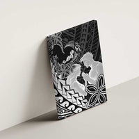 Alofa Samoa Valentine Black Canvas Wall Art Love Is The Greatest Thing LT05 - Polynesian Pride