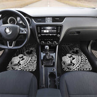 Alofa Samoa Valentine Black Car Mats Love Is The Greatest Thing LT05 Set 2pcs - Front Black - Polynesian Pride