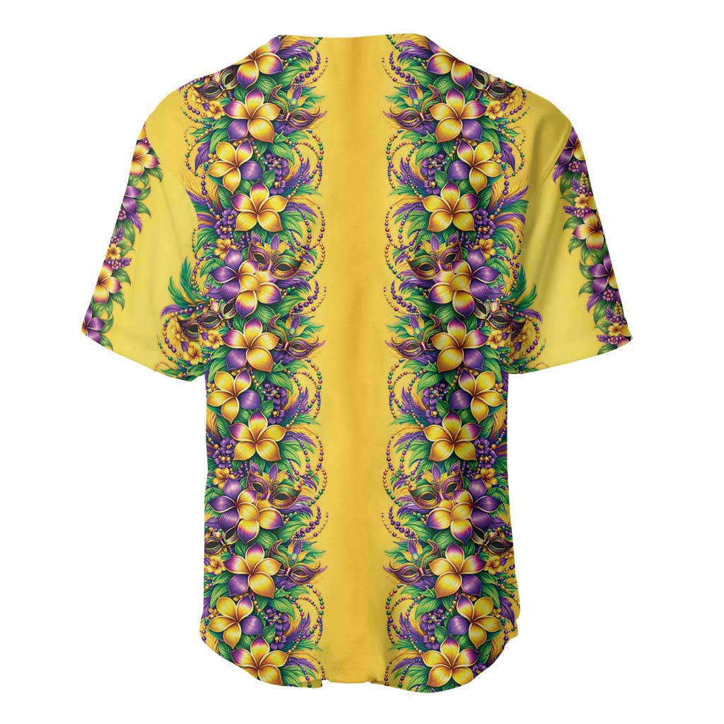 Aloha Hawaii Mardi Gras Baseball Jersey Gold Style LT05 - Polynesian Pride