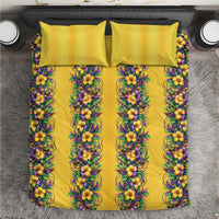 Aloha Hawaii Mardi Gras Bedding Set Gold Style LT05 Gold - Polynesian Pride