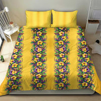 Aloha Hawaii Mardi Gras Bedding Set Gold Style LT05 - Polynesian Pride