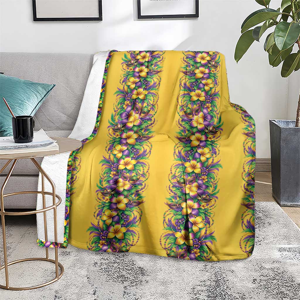Aloha Hawaii Mardi Gras Blanket Gold Style LT05 - Polynesian Pride