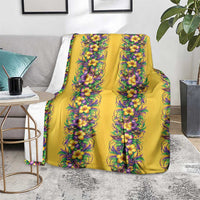Aloha Hawaii Mardi Gras Blanket Gold Style LT05 - Polynesian Pride