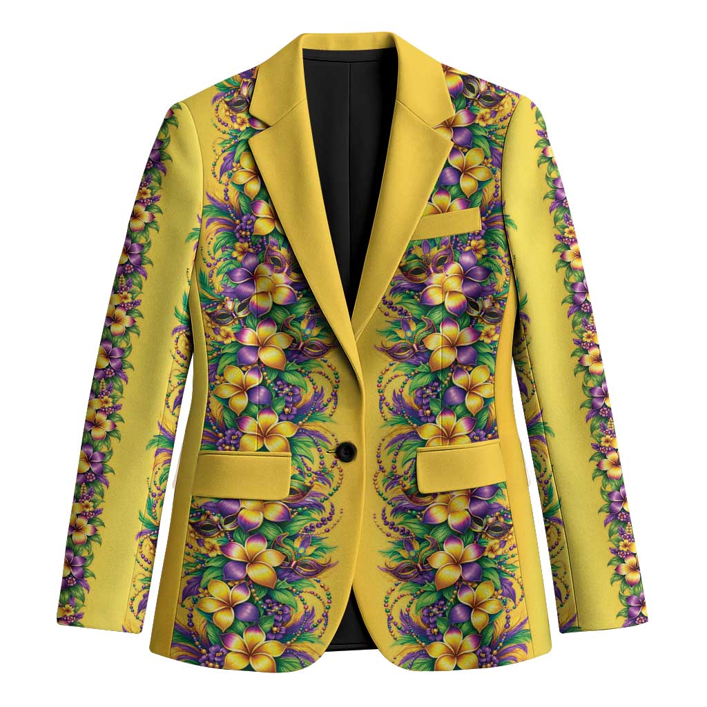 Aloha Hawaii Mardi Gras Blazer Gold Style