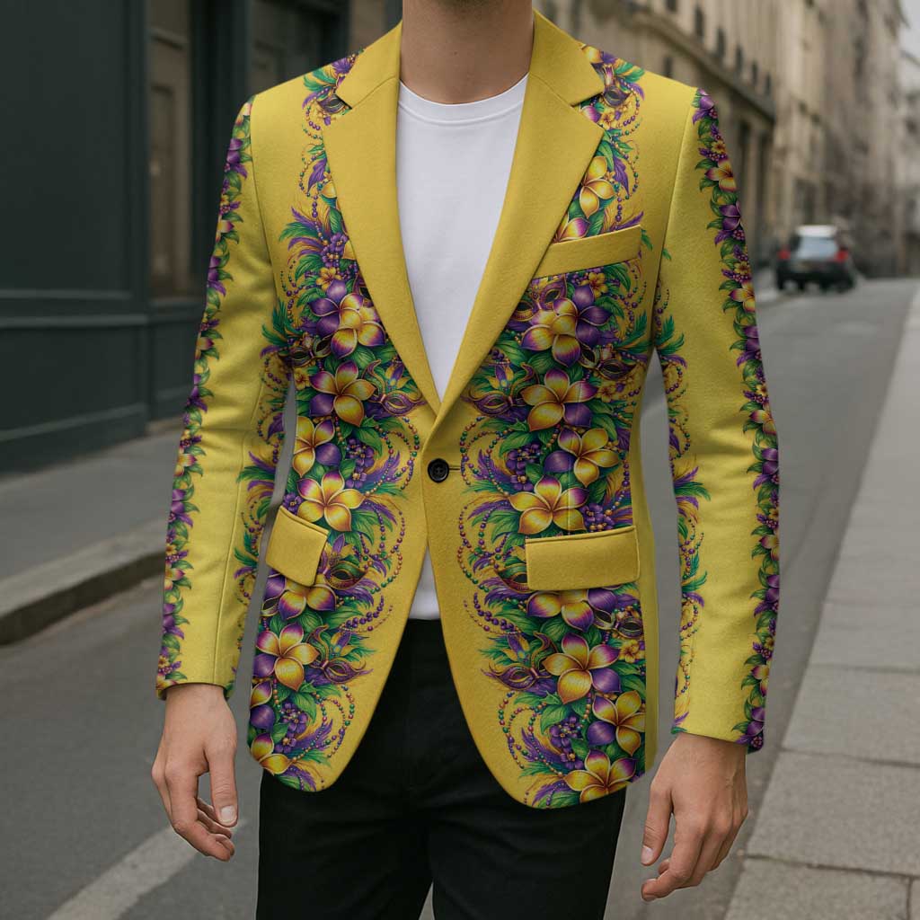 Aloha Hawaii Mardi Gras Blazer Gold Style