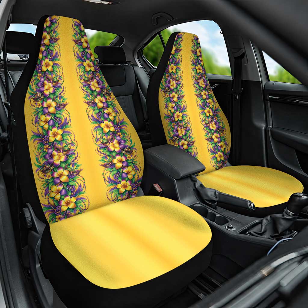 Aloha Hawaii Mardi Gras Car Seat Cover Gold Style LT05 One Size Gold - Polynesian Pride