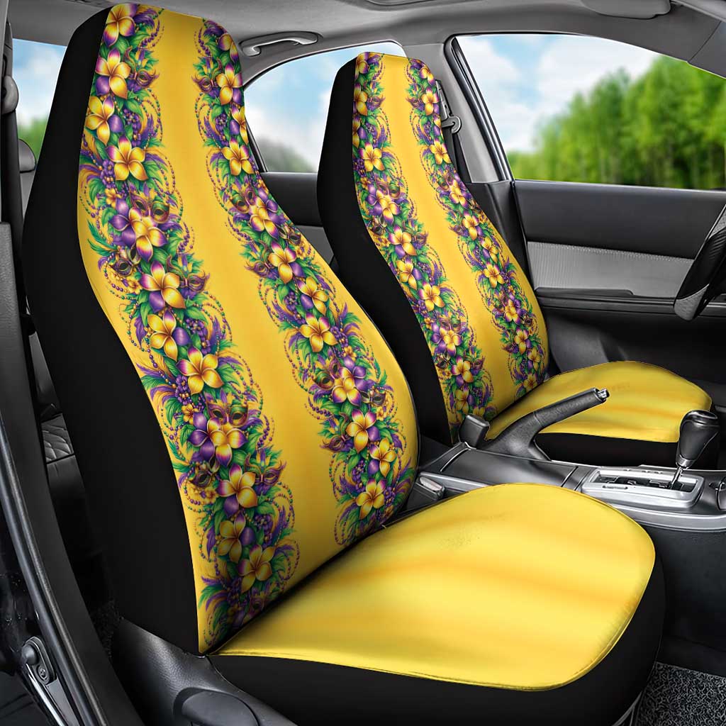 Aloha Hawaii Mardi Gras Car Seat Cover Gold Style