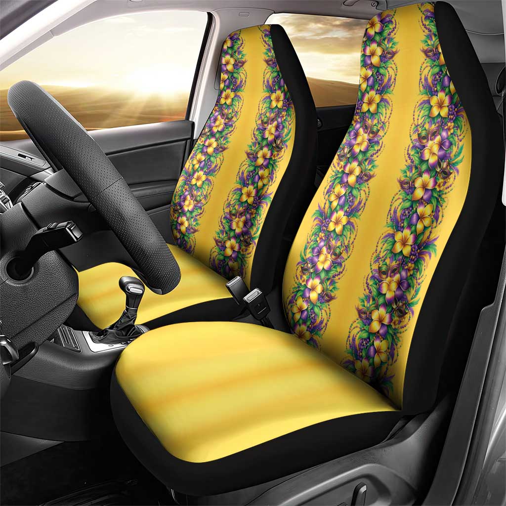 Aloha Hawaii Mardi Gras Car Seat Cover Gold Style