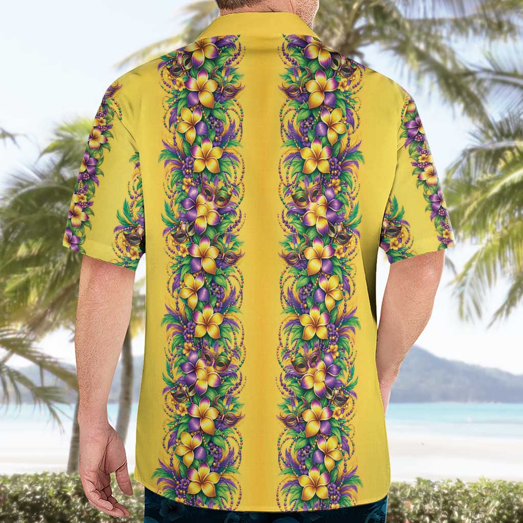 Aloha Hawaii Mardi Gras Hawaiian Shirt Gold Style