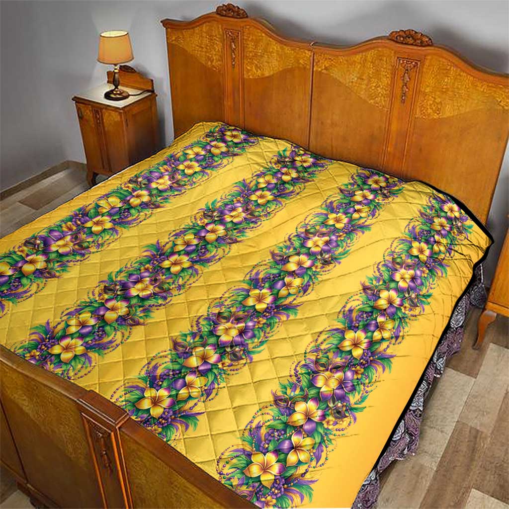 Aloha Hawaii Mardi Gras Quilt Gold Style LT05 - Polynesian Pride